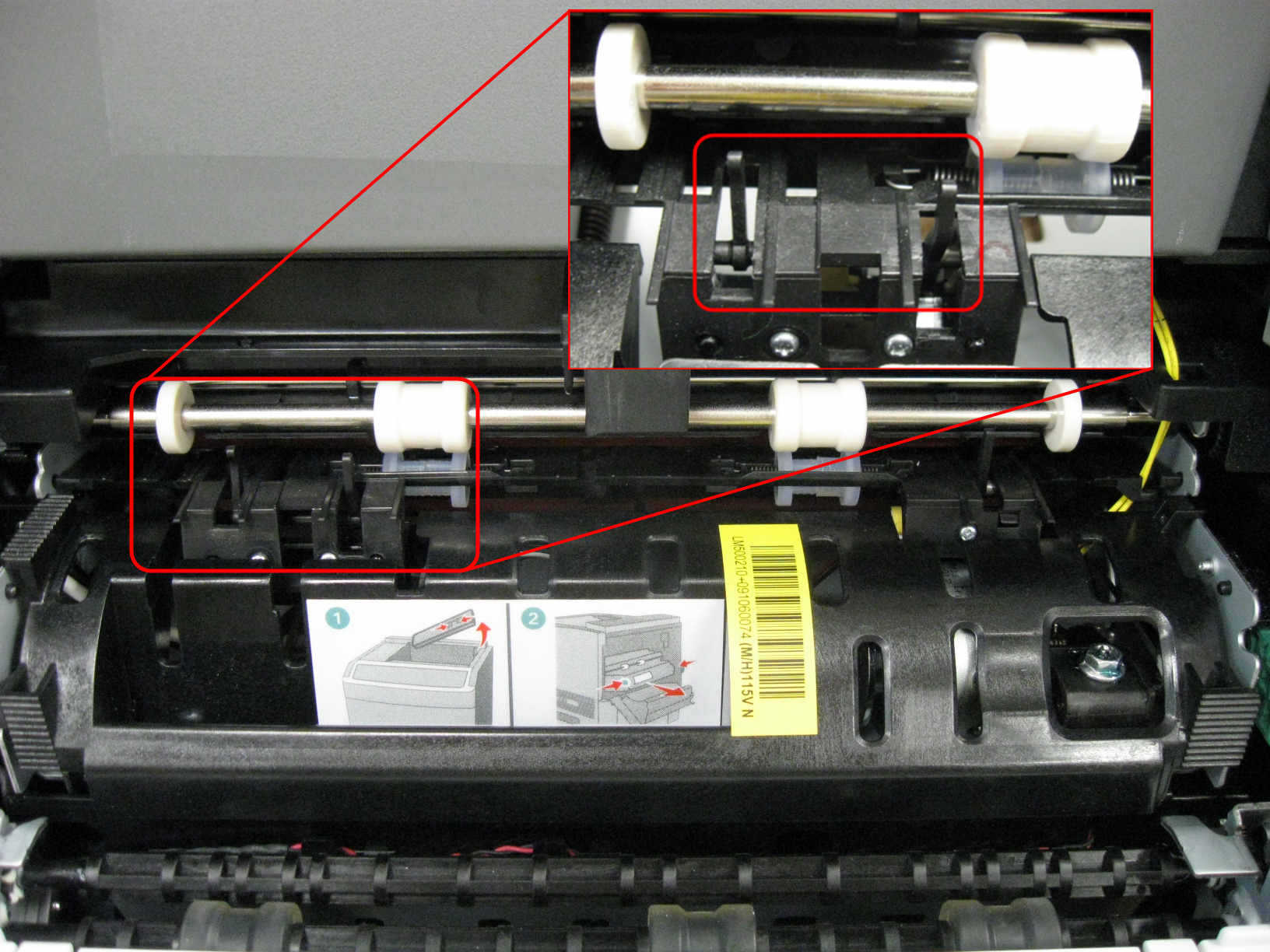 202.x3 and 202.x6 paper jam | Lexmark T650